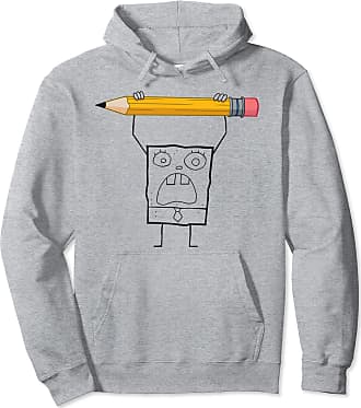 Nickelodeon SpongeBob Square Pants Men's Black Sweatshirt Hoodie Size XL -  EUC