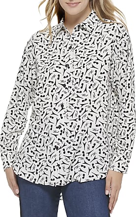 Karl Lagerfeld Monogram Jacquard Knit Top - Grey