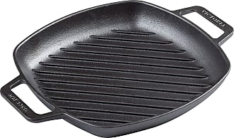 Victoria Cast Iron Square Grill Pan with Double Loop Handles, Made in  Colombia, 10 Inches