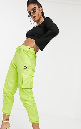 puma baggy pants green