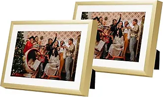 Golden State Art,5x7 Silver Aluminum Frame for 4x6 Photo with