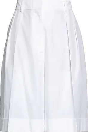 Valentino Garavani pressed crease wool tailored shorts - White