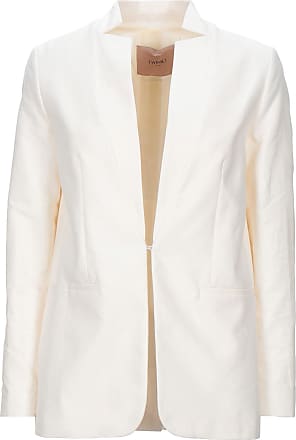 blazers et vestes de tailleur Femme Vêtements Vestes Vestes sport Blazer Twinset en coloris Blanc 