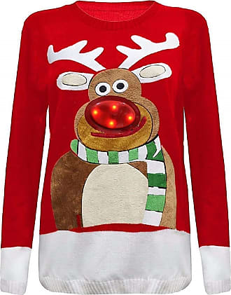 Christmas Xmas Reindeer Santa Rudolph Tree Pudding Novelty Festive Slogan Jumper