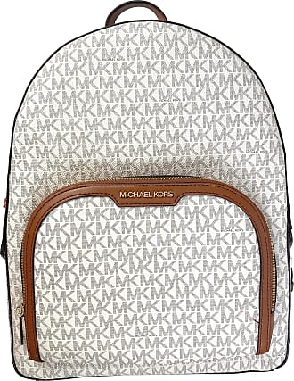 Michael Kors Signature Logo Rhea Zip Medium Tri-Color Pearl Backpack, Dillard's in 2023