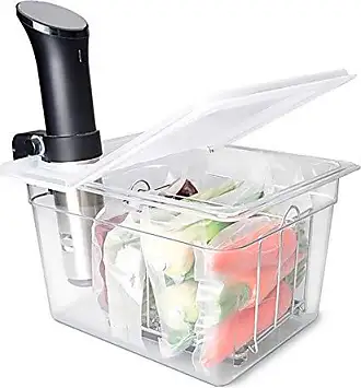  EVERIE Sous Vide Container 12 Quarts with Collapsible Hinge Lid  and Container Sleeve Compatible with Anova Nano AN400 and AN500-US00 and  Instant Pot Sous Vide Cooker, KIT-1202-NANO: Home & Kitchen