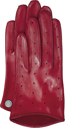 Holland & Holland Leren handschoenen khaki-rood klassieke stijl Accessoires Handschoenen Leren handschoenen