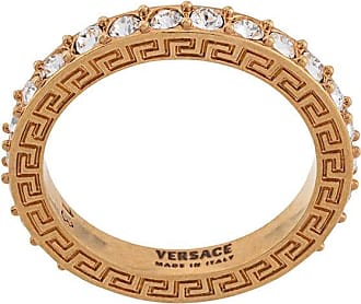versace thin greca circle ring