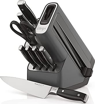 KitchenAid Gourmet Forged Knife Block Set with Built-in Knife Sharpener