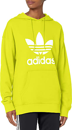 Adidas Pullover Hoodie With Lime Green Embroidered Logo Size 6