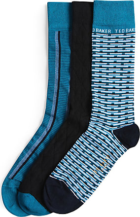 Ted Baker Sokkthr Blue Vertical Stripe Socks