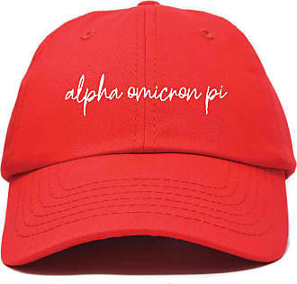 DALIX Alpha Omicron Pi Cursive Hat Fraternity Womens Embroidered Cap 