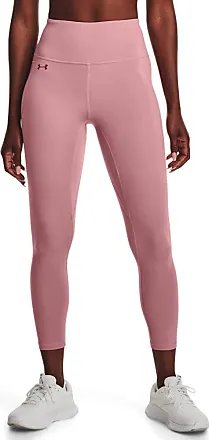 UNDER ARMOUR Women's Meridian Rib Waistband Ankle Leggings NWT Pink Clay  SMALL