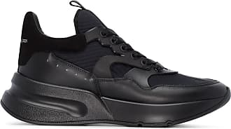 alexander mcqueen trainers mens black and white