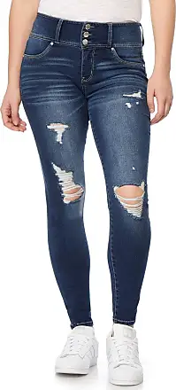 WallFlower Women's Irresistible Denim Jegging High-Rise Insta Soft Juniors  Jeans (Standard and Plus), Logan/Black, 0 at  Women's Jeans store