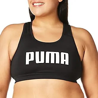 PUMA Women's Mid Impact Fit Bra, Sunset Pink, Small at  Women's  Clothing store
