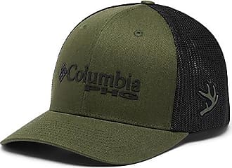 Columbia Unisex Mesh Ball Cap, Columbia Grey Heather/Black/Flag,  Large/X-Large