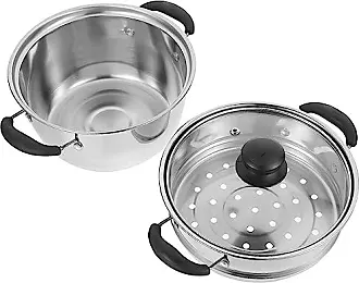 DOITOOL Stainless Steel Steamer Pots, 5 Tier Steamer Cooking Pots, Steam  Soup Pots with Lid, Cookware Steaming Pots (5 Layers 28cm)