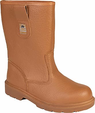 Mens Work Leather lightweight Safety Rigger Boots  Ladies Steel Toe Cap UK 3-13 