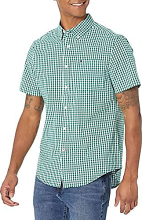 G.H. Bass & Co. Men's Explorer Short Sleeve Fishing Shirt Solid Single  Pocket Shirt with Button-Down Collar (Explorer Short Sleeve Fishing Shirt  Solid Single Pocket) - Navy Blazer, size: xxl : 
