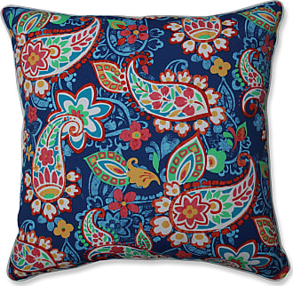 2 Pack 16.5 x 16.5 Pillow Perfect 686820 Outdoor/Indoor Gilford Baltic Throw Pillows Blue