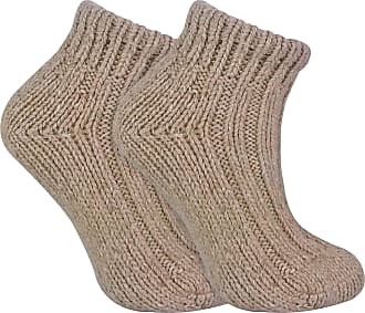 Sock Snob Ladies Low Cut Wool Non Slip Slipper Socks 4-8 UK