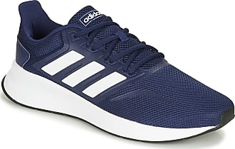 blue adidas trainers