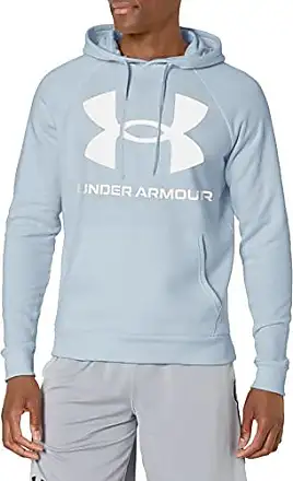 Under Armour Cosmic Blue/Varsity Blue Rival Fleece Big Logo Hoodie