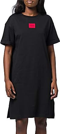MTWTFSSWEEKDAY Shirtkleid schwarz Schriftzug gedruckt sportlicher Stil Mode Kleider Shirtkleider 