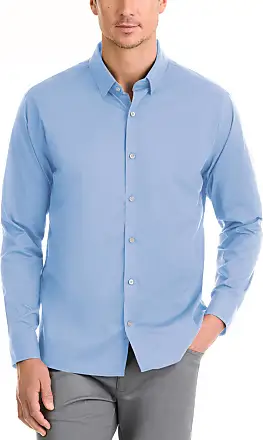 Van Heusen Men's Big Stain Shield Never Tuck Stretch Pattern