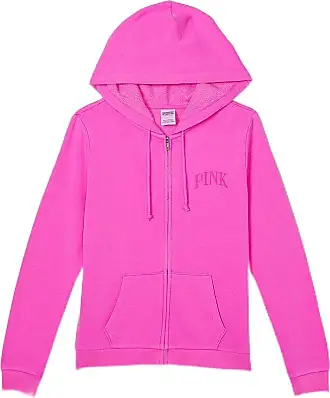 Victoria's Secret Pink Perfect Full Zip Hoodie Sky Blue Size X-Small NWT