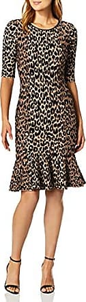 Bcbgmaxazria BCBGMax Azria Womens Faux Wrap Leopard Print Dress, Mini camo, 4