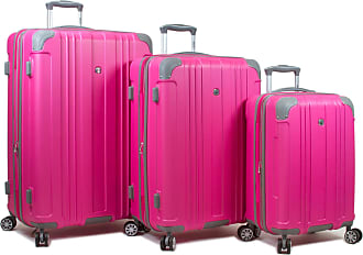 Dejuno Aria Softsided Lightweight 3-Piece Spinner Luggage Set 