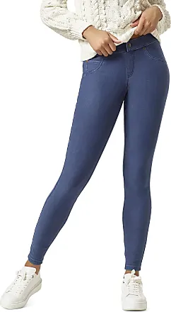 $44 Hue Women's Blue Super Smooth Denim Jegging Legging Leggings Pants US  Size S 