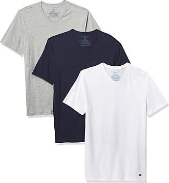 Meh Tommy Hilfiger Herren 3er Pack Premium Essentials T-Shirts mit V-Ausschnitt 