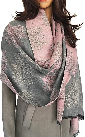 Passigatti Snood light grey-pink allover print casual look Accessories Scarves Snoods 