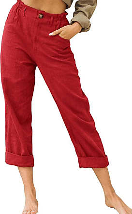 Womens Clothing Trousers Lacademie Satin Callahan Pant in Red Slacks and Chinos Harem pants 