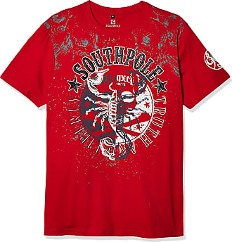 Southpole Mens Short Sleeve Athletic Mesh Jersey T-Shirts