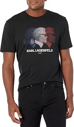 Men's IKONIK KARL MONOGRAM POCKET T-SHIRT by KARL LAGERFELD