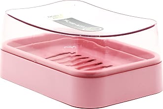 Pink Purple Ceramic Soap Dish Tray Holder Dusty Rose Classic Color 303 EL15 