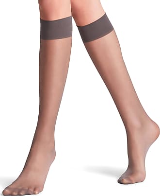 Womens Clothing Hosiery Stockings FALKE Fein Sock Halterlos Shelina 12 3 Pack Brazil 4679 Large 