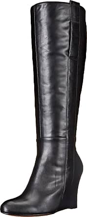 nine west black leather boots