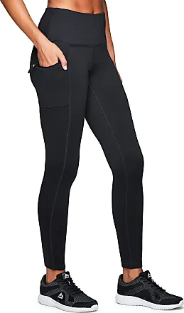 Calvin Klein Women's Performance Cold Gear Fleece-Lined High-Waist Leggings  Black Size XX-Large 
