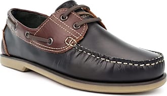 DEK Brown Navy Loafers Mens Leather Boat Deck Shoes UK6-12 