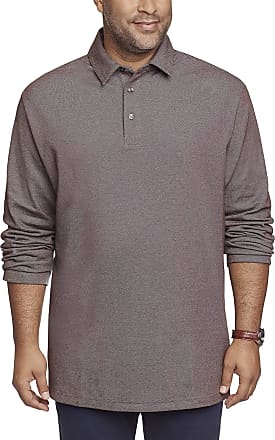 Van Heusen Natural Stretch Easy Care Casual Polo Shirt Chalkboard Gray MSRP $50 
