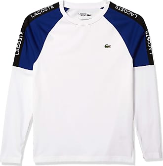 lacoste sport white t shirt