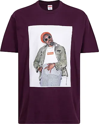 SUPREME Andre 3000 graphic-print T-shirt - unisex - Cotton - S - Purple