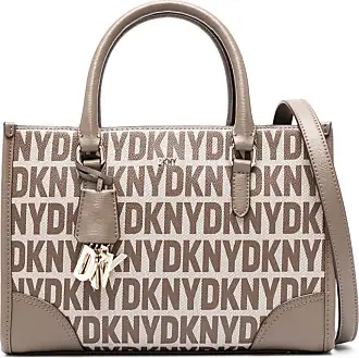 Buy DKNY Women Brown Textured Large Leather Tote Bag Online - 768825