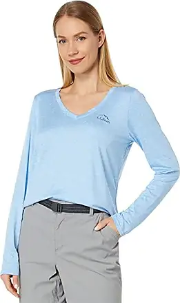 L.L.Bean Insect Shield Pro Knit Hoodie Women's Clothing Blue Aster Heather : XS