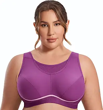 Body Up Intensity High Impact Underwire Sports Bra 40DDD, Purple Marle at   Women's Clothing store